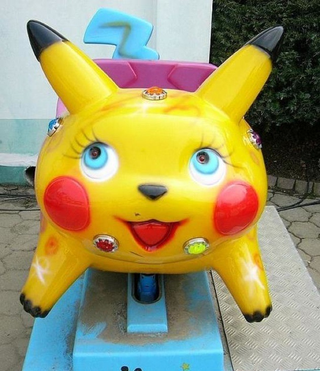 Illustration for article titled South Korea's Pikachu Rides Are Truly Frightening